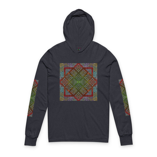 Bohemian Diamond Pattern Hoodie