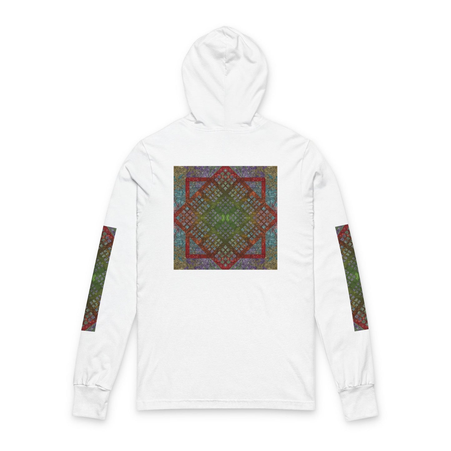 Bohemian Diamond Pattern Hoodie