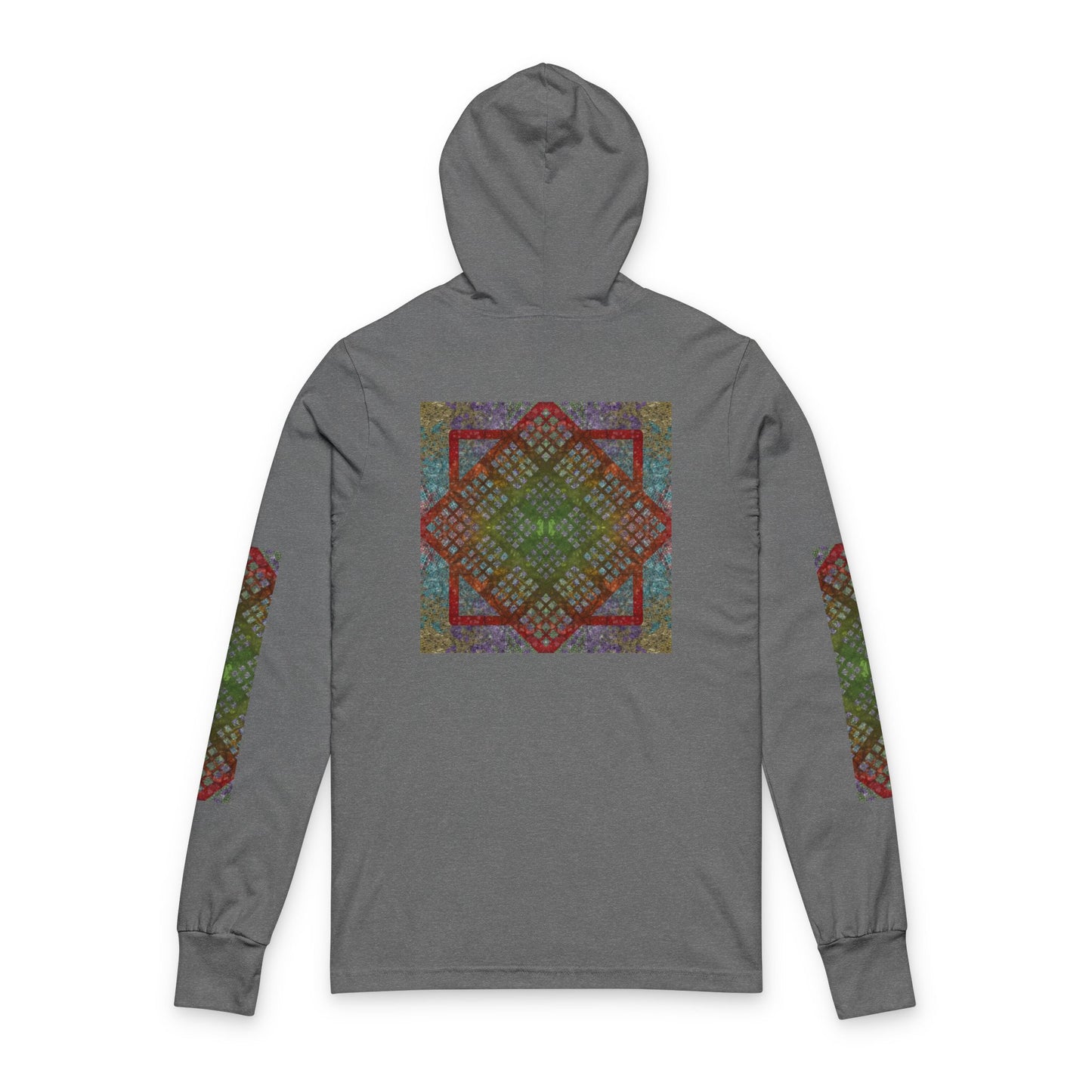 Bohemian Diamond Pattern Hoodie