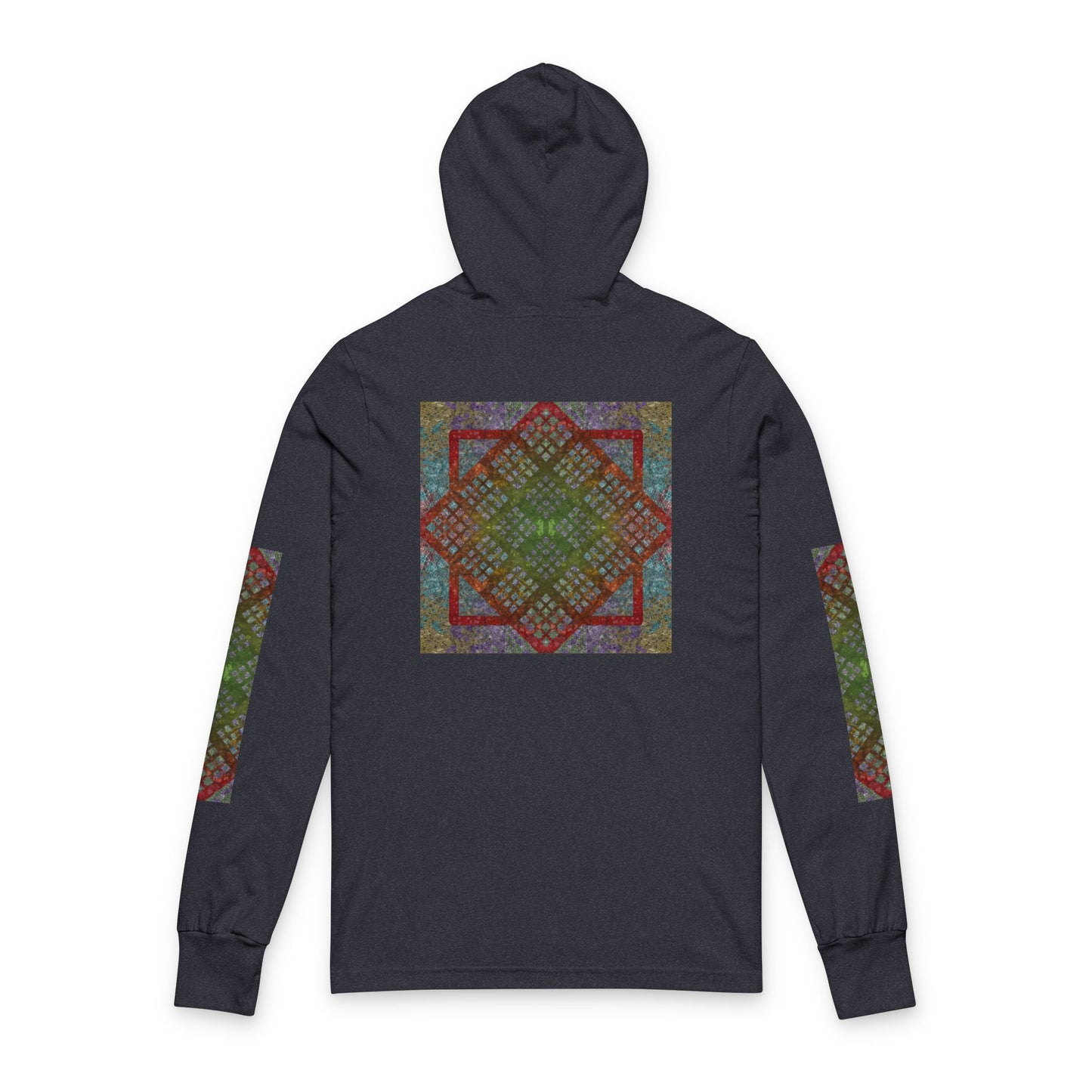 Bohemian Diamond Pattern Hoodie